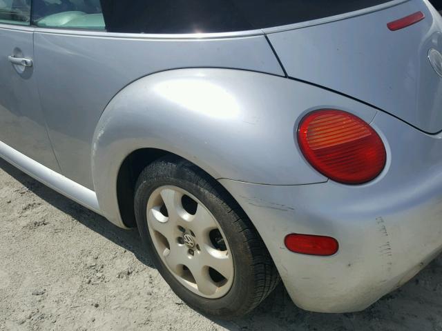 3VWCK21Y53M307833 - 2003 VOLKSWAGEN NEW BEETLE 银色 照片 9