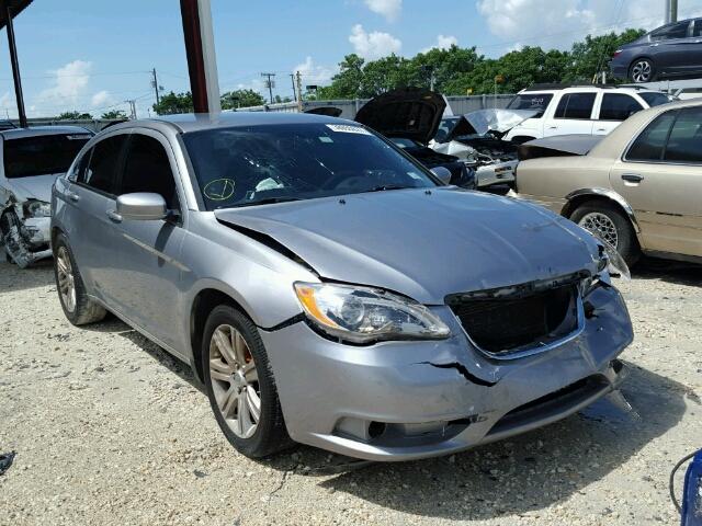 1C3CCBAB5DN660399 - 2013 CHRYSLER 200 LX GRAY photo 1