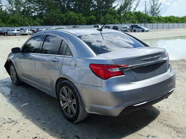 1C3CCBAB5DN660399 - 2013 CHRYSLER 200 LX GRAY photo 3