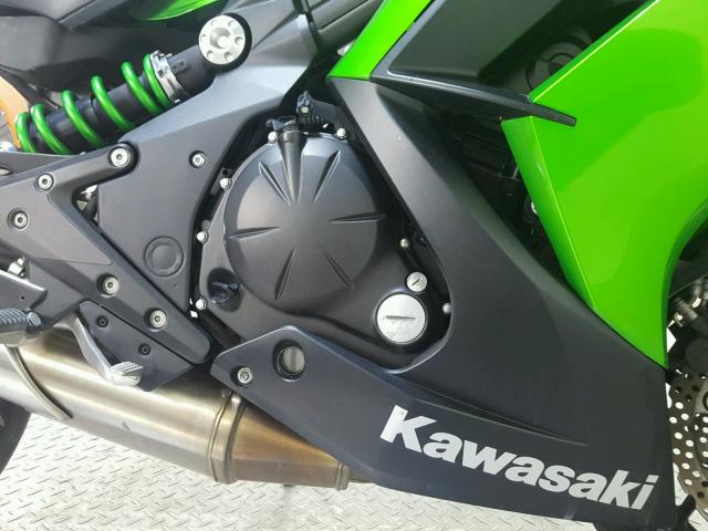 JKAEXEE13FDA18782 - 2015 KAWASAKI EX650 E GREEN photo 12