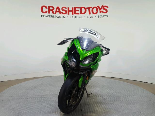 JKAEXEE13FDA18782 - 2015 KAWASAKI EX650 E GREEN photo 3