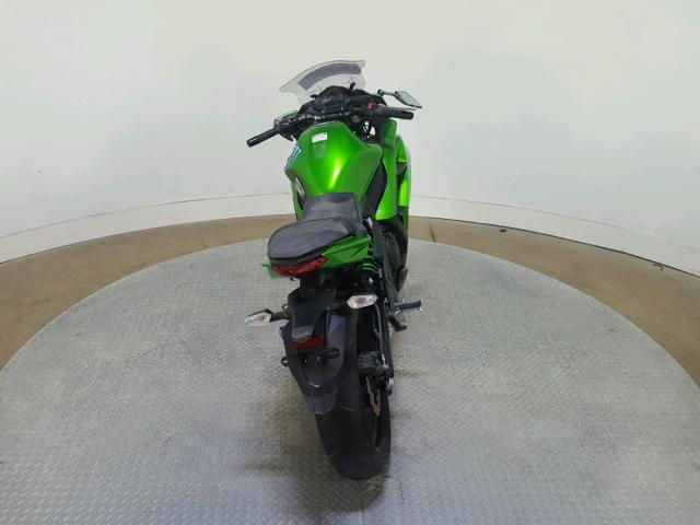 JKAEXEE13FDA18782 - 2015 KAWASAKI EX650 E GREEN photo 9