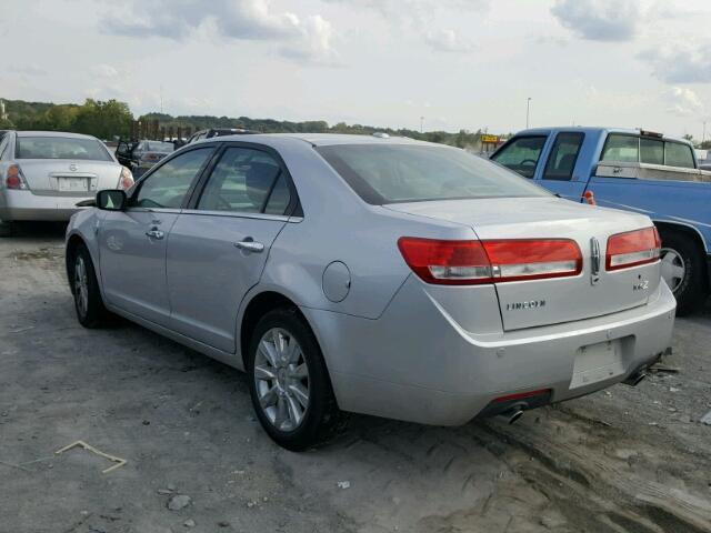 3LNHL2GC3AR647639 - 2010 LINCOLN MKZ Արծաթագույն լուսանկար 3
