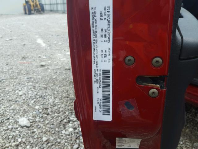 1B3ES56CX4D537926 - 2004 DODGE NEON SXT RED photo 10