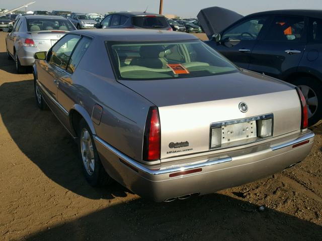 1G6EL12Y7VU605030 - 1997 CADILLAC ELDORADO BEIGE photo 3