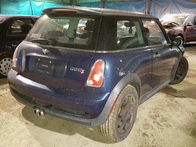 WMWRE33556TJ37912 - 2006 MINI COOPER BLUE photo 4