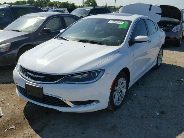 1C3CCCAB9FN718720 - 2015 CHRYSLER 200 WHITE photo 2