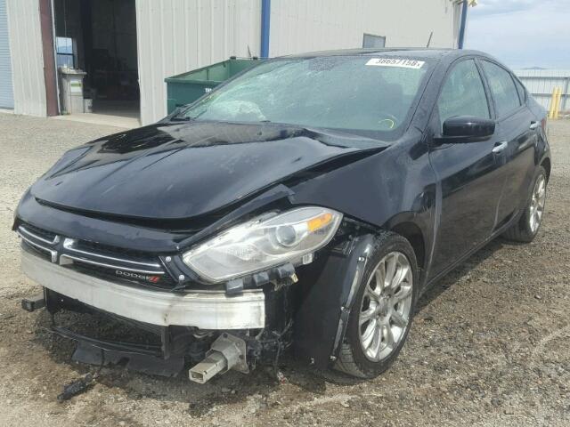 1C3CDFCA2DD339824 - 2013 DODGE DART LIMIT BLACK photo 2