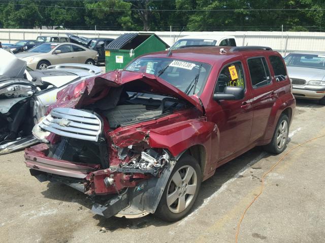 3GNDA33D38S594528 - 2008 CHEVROLET HHR LS Tünd qırmızı foto 2