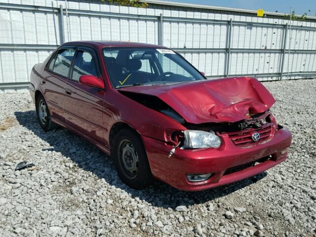 1NXBR12E32Z587945 - 2002 TOYOTA COROLLA CE RED photo 1