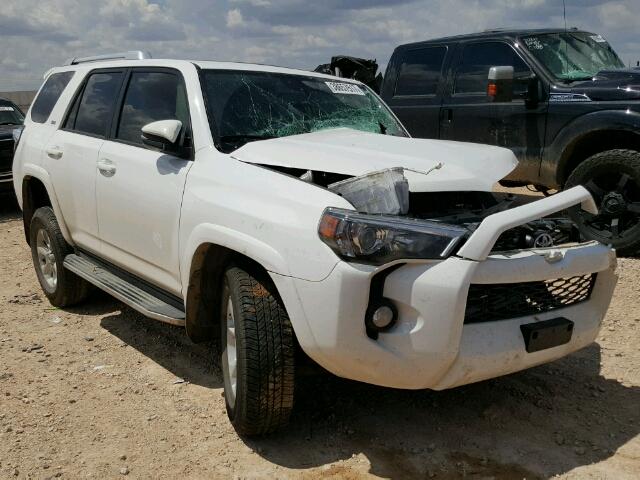 JTEZU5JR2G5120204 - 2016 TOYOTA 4RUNNER SR WHITE photo 1