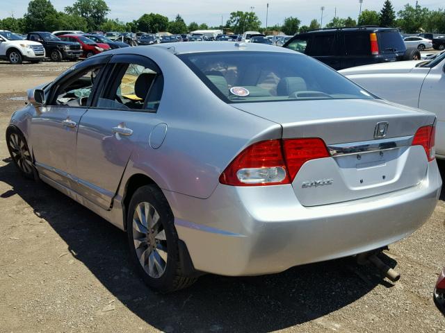 19XFA16969E001466 - 2009 HONDA CIVIC EXL 银色 照片 3
