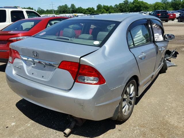 19XFA16969E001466 - 2009 HONDA CIVIC EXL 银色 照片 4