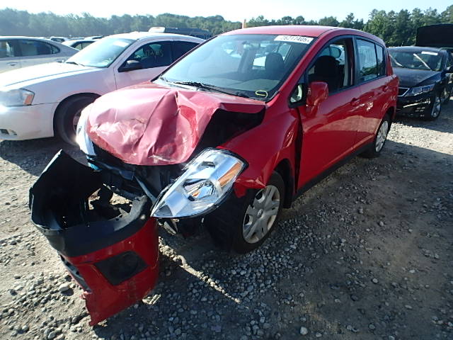 3N1BC1CP6CK249546 - 2012 NISSAN VERSA S/SL RED photo 2