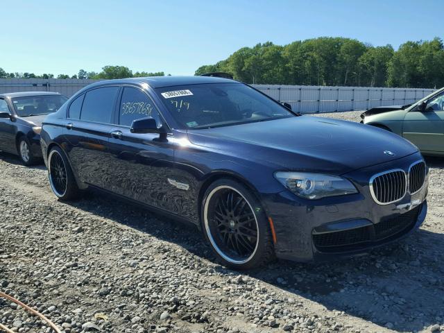 WBAKC8C59BC433613 - 2011 BMW 750 LXI BLUE photo 1