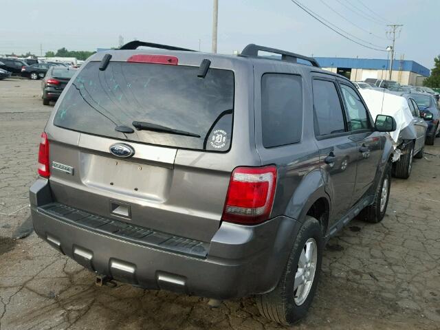 1FMCU0D79CKB01504 - 2012 FORD ESCAPE XLT GRAY photo 4