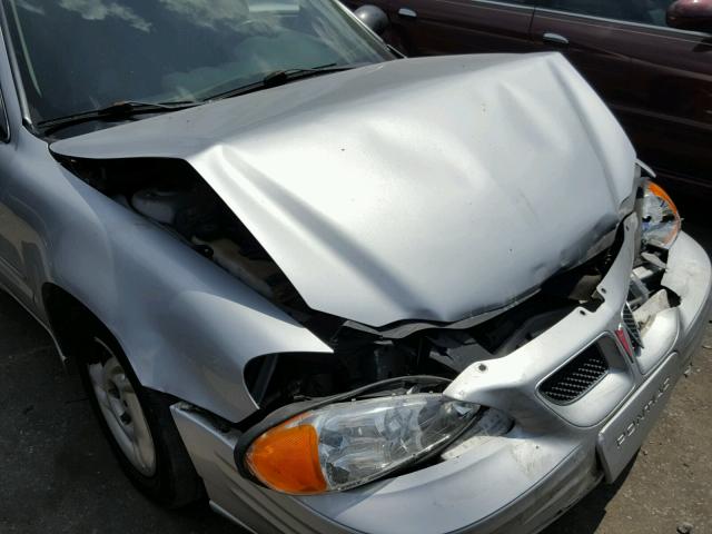 1G2NE52F85M131705 - 2005 PONTIAC GRAND AM S 银色 照片 9