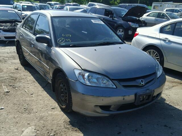 2HGES16305H623100 - 2005 HONDA CIVIC DX V GRAY photo 1