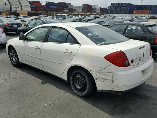 1G2ZG528854126596 - 2005 PONTIAC G6 WHITE photo 3