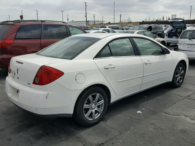 1G2ZG528854126596 - 2005 PONTIAC G6 WHITE photo 4