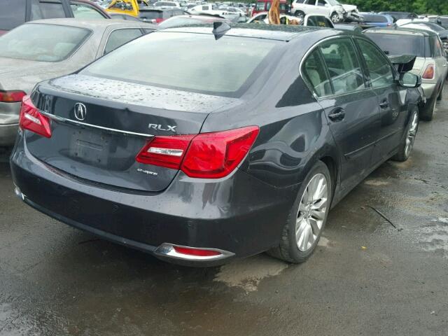 JH4KC1F91EC004316 - 2014 ACURA RLX ADVANC BLACK photo 4