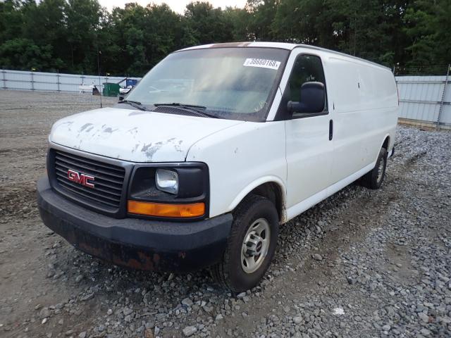 1GTGG29V571104492 - 2007 GMC SAVANA G25 WHITE photo 2