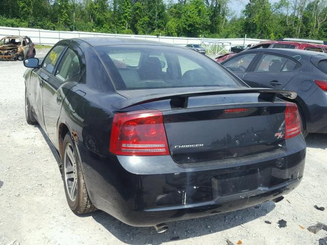 2B3KA53H86H438226 - 2006 DODGE CHARGER R/ BLACK photo 3