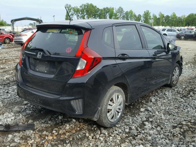 3HGGK5H57FM740710 - 2015 HONDA FIT LX BLACK photo 4