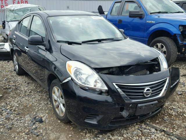 3N1CN7AP2EL839292 - 2014 NISSAN VERSA SV BLACK photo 1