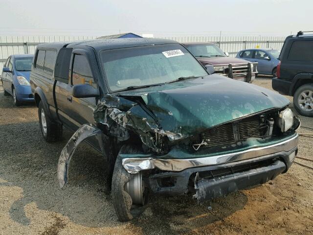 5TEWM72N63Z289342 - 2003 TOYOTA TACOMA GREEN photo 1