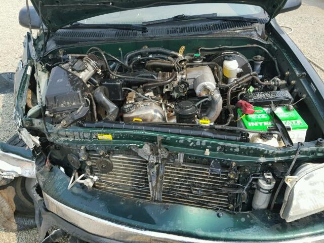 5TEWM72N63Z289342 - 2003 TOYOTA TACOMA GREEN photo 7