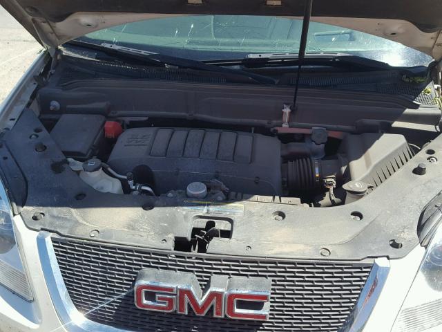 1GKEV33D69J163402 - 2009 GMC ACADIA SLT კრემისფერი ფოტო 7