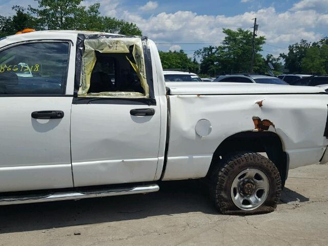 3D7KU28D64G174243 - 2004 DODGE RAM 2500 S WHITE photo 9