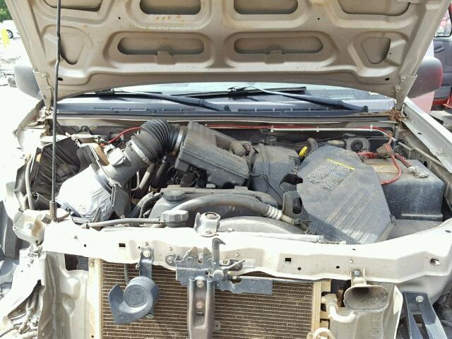 1GCDT136858272559 - 2005 CHEVROLET COLORADO TAN photo 7