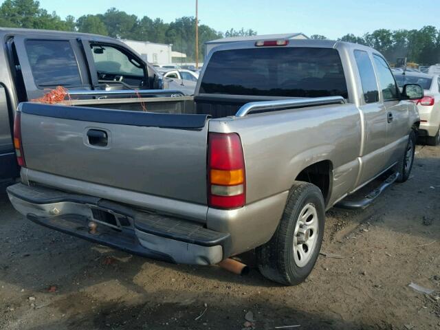 1GCEC19W21Z297120 - 2001 CHEVROLET SILVERADO TAN photo 4