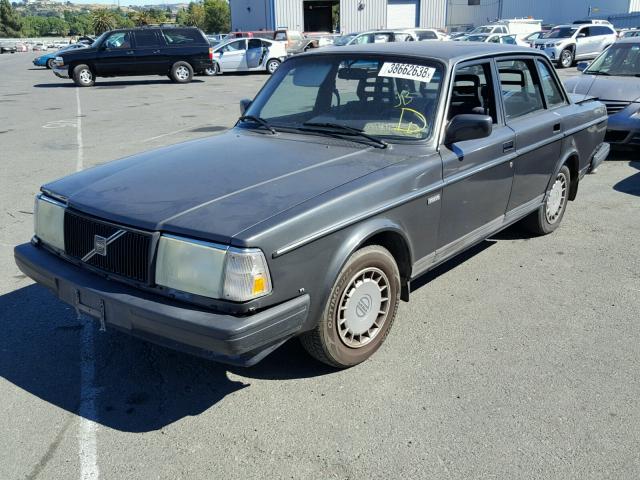 YV1AA8841M1430475 - 1991 VOLVO 240 GRAY photo 2