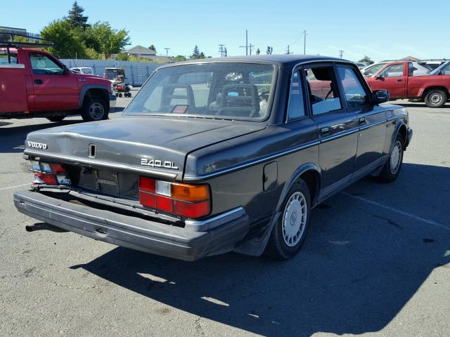 YV1AA8841M1430475 - 1991 VOLVO 240 GRAY photo 4