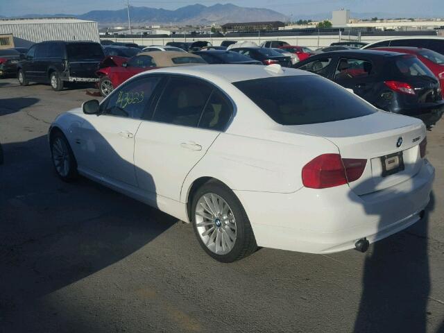 WBAPL3C53AA407902 - 2010 BMW 335 XI WHITE photo 3