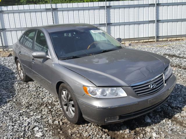 KMHFC46F58A332845 - 2008 HYUNDAI AZERA SE GRAY photo 1