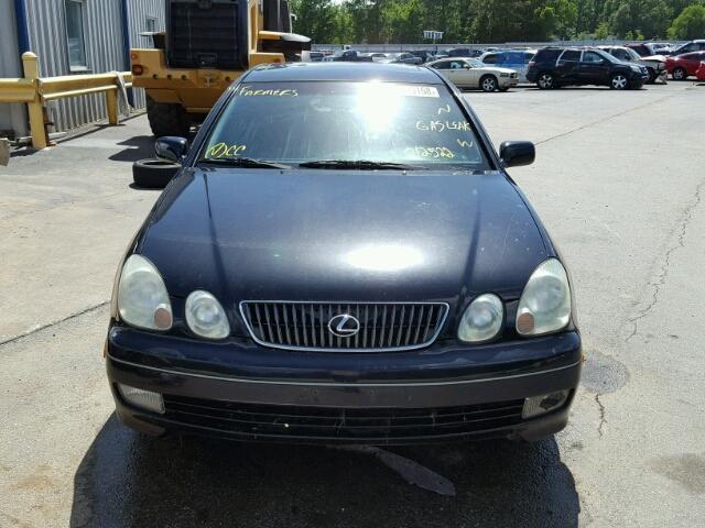 JT8BL69S830012522 - 2003 LEXUS GS 430 BLACK photo 9