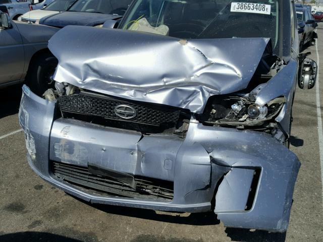 JTLKE50E491076027 - 2009 TOYOTA SCION XB Mavi foto 9