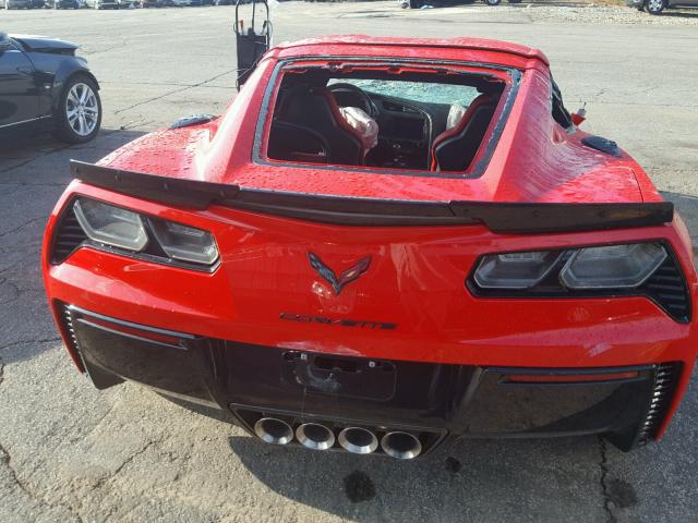 1G1YP2D66G5605591 - 2016 CHEVROLET CORVETTE 1 RED photo 6