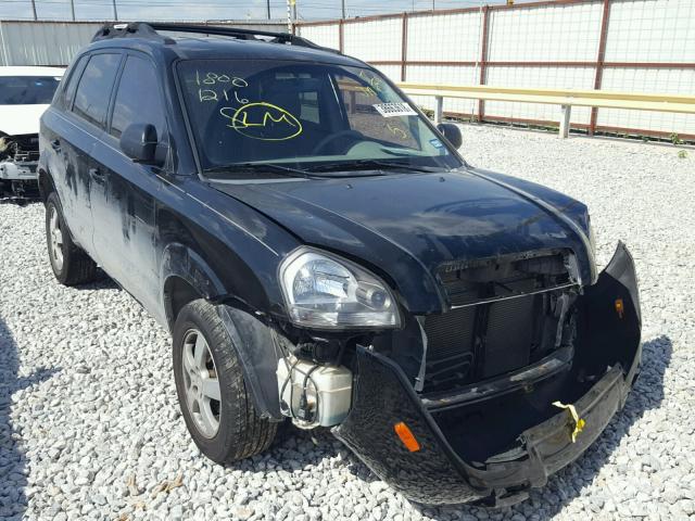 KM8JM12B85U143299 - 2005 HYUNDAI TUCSON GL BLACK photo 1