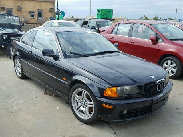 WBABN33462JW52951 - 2002 BMW 325CI BLACK photo 1