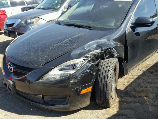 1YVHZ8BH6A5M13047 - 2010 MAZDA 6 I BLACK photo 9