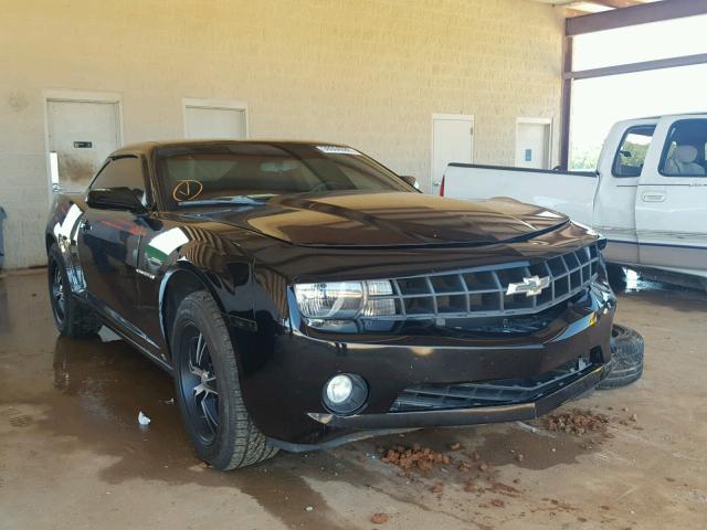 2G1FB1EV0A9112585 - 2010 CHEVROLET CAMARO LT BLACK photo 1