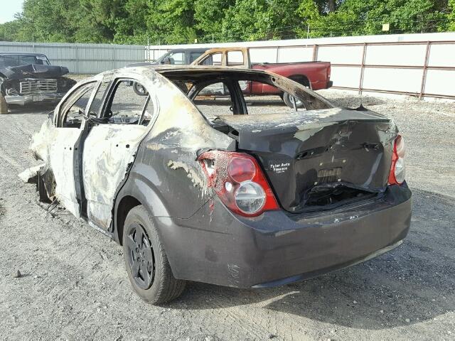 1G1JA5SH8D4207065 - 2013 CHEVROLET SONIC LS 黑色 照片 3