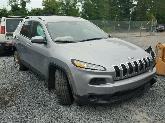 1C4PJMCB6EW166284 - 2014 JEEP CHEROKEE L GRAY photo 1