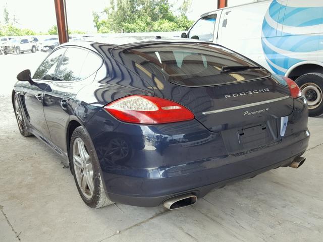 WP0AA2A71BL010563 - 2011 PORSCHE PANAMERA 2 BLUE photo 3