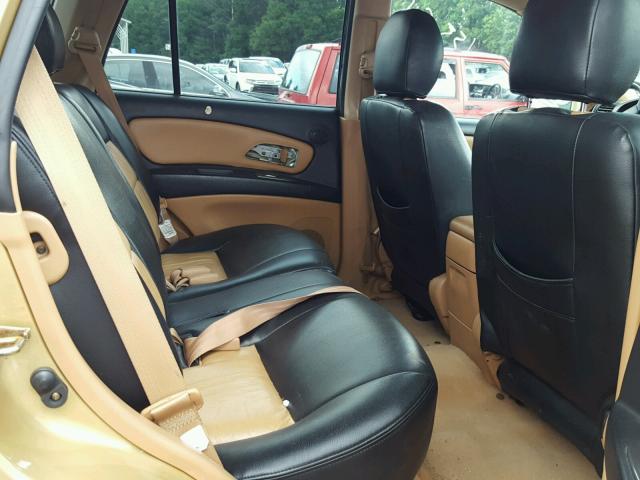 4S2CE58X824600374 - 2002 ISUZU AXIOM XS Qızıl foto 6